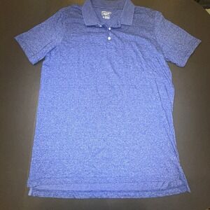 The Foundry‎ Supply Co Adult Men's Short Sleeve 3 Button Polo LT Royal Blue